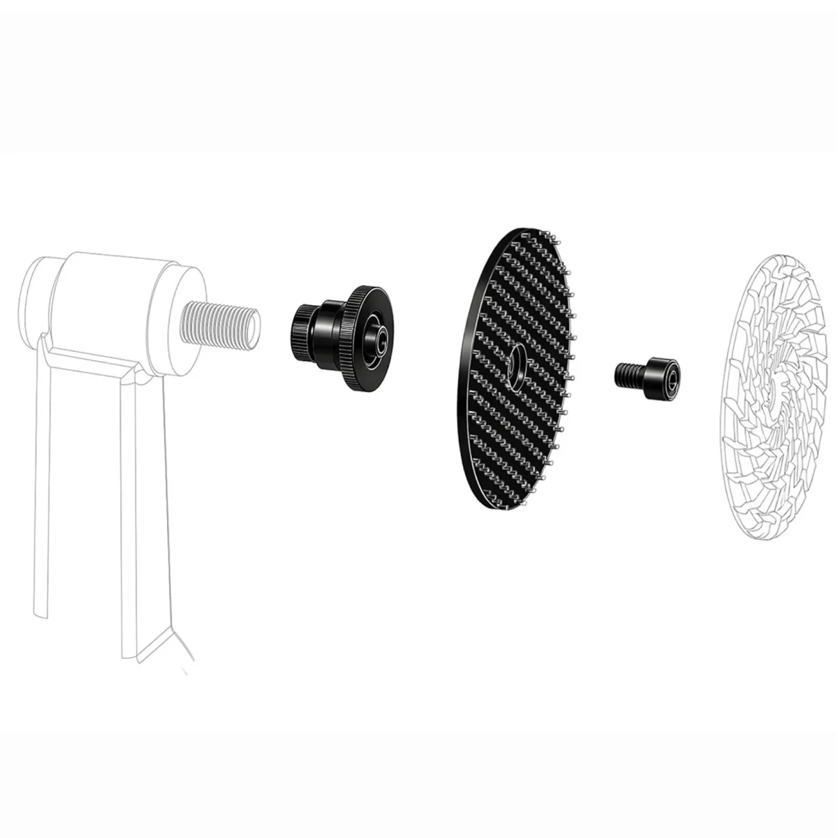 Універсальний перехідник під диски і черепашки Mechanic Polishing Support (71419034031)