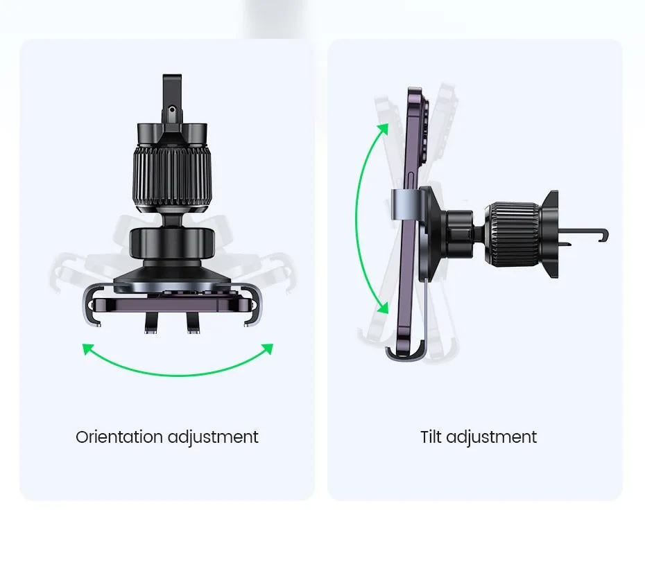 Держатель автомобильный UGREEN с крючком 360° Черный (15223) - фото 11