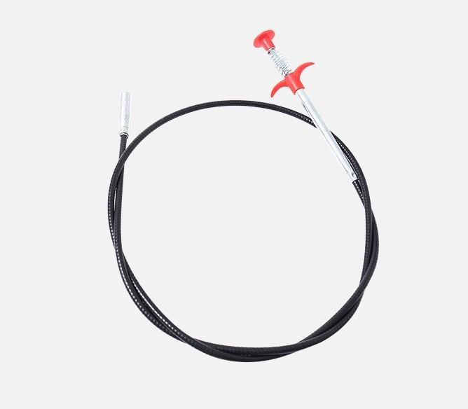 Трос сантехнічний для прочистки труб Кіготь з зажимами 1,6 м (10-96-1309-160) Трос сантехнічний для прочистки труб Кіготь з зажимами 1,6 м (10-96-1309-160)