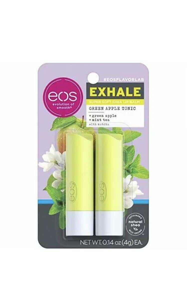 Бальзами для губ EOS Flavorlab Exhale зелене яблуко/м'ята 4/4 г (1812240340)