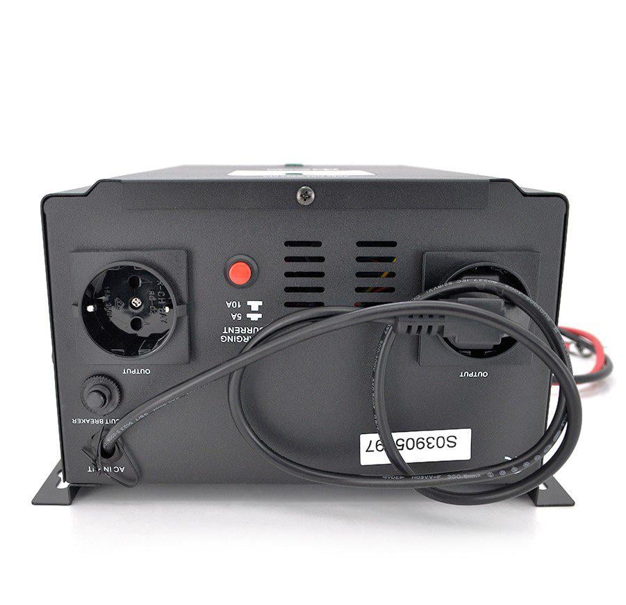 Джерело безперебійного живлення Europower PSW-EPWM12 з правильною синусоїдою 800VA 480W АКБ 12В заряд 5/10А (59108) - фото 3 Джерело безперебійного живлення Europower PSW-EPWM12 з правильною синусоїдою 800VA 480W АКБ 12В заряд 5/10А (59108) - фото 3