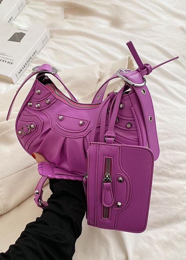 Жіноча сумка 1H-10622 крос-боді Фіолетовий (18242941)