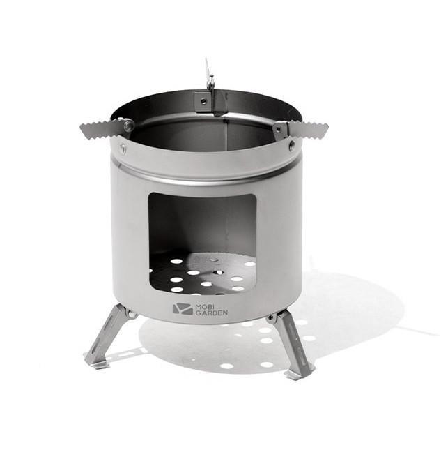 Печка дровяная Mobi Garden Wood Stove NX22666020 titanium