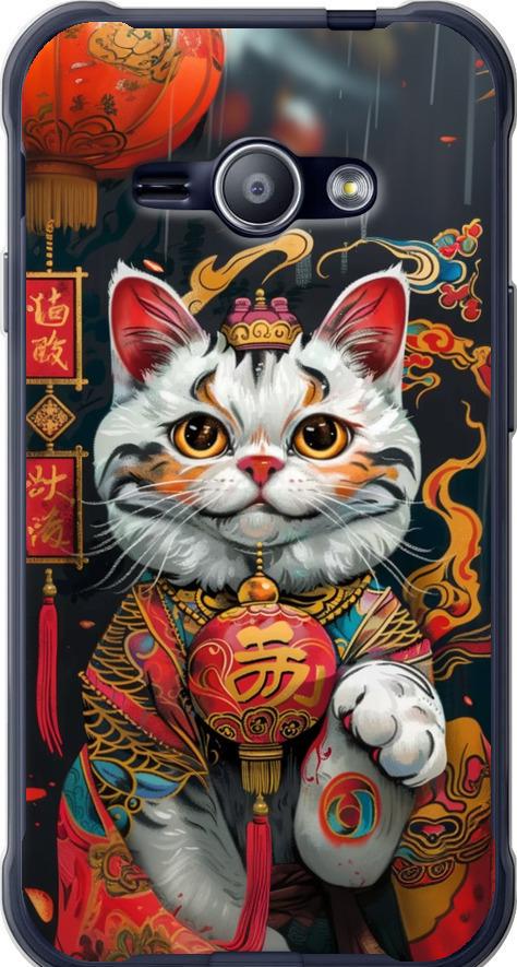 Чехол на Samsung Galaxy J1 Ace J110H China Cat v2 (6135t-215-42517)