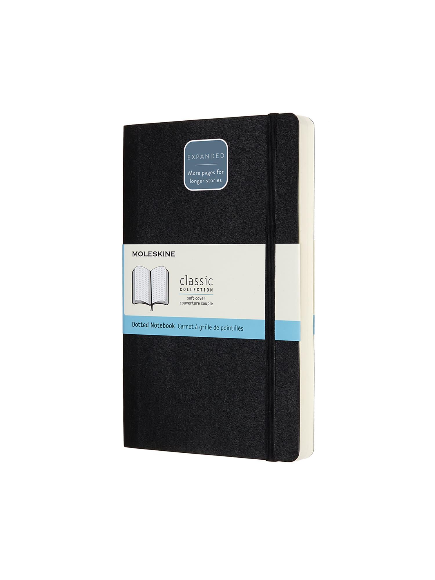 Блокнот Moleskine Classic Expanded средний точка Черный мягкий (QP619EXP)
