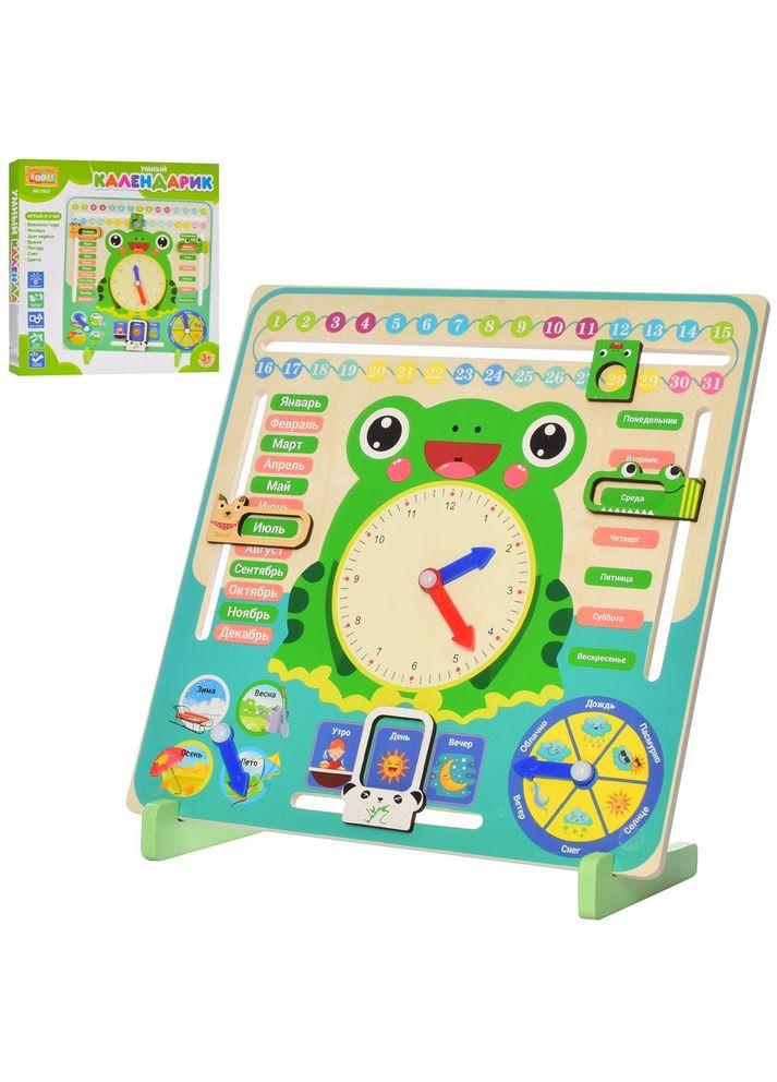 Игрушка деревянная часы/календарь/времена года 30,5-14 см (MD 2852)