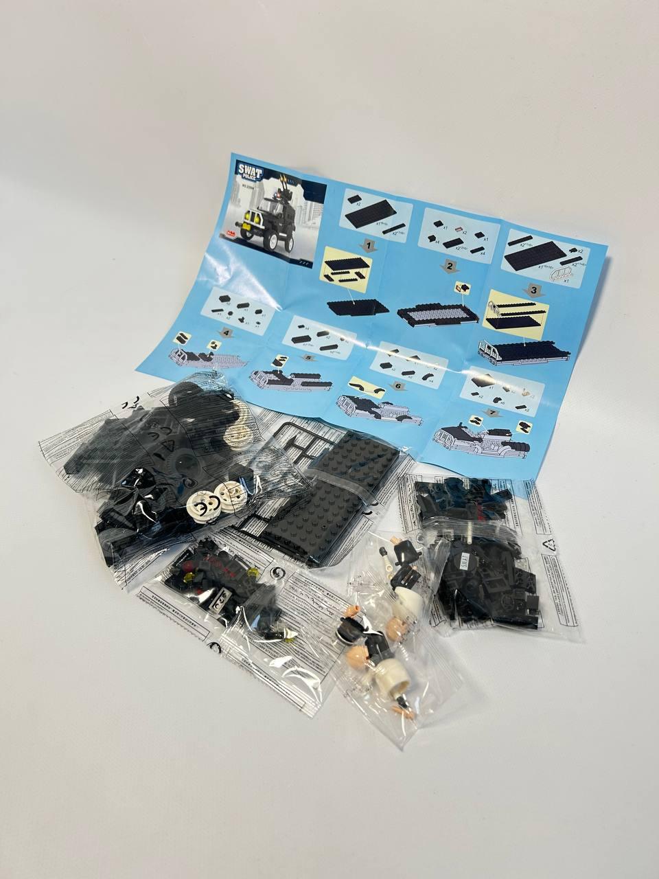 Конструктор AUSINI Полицейский джип 207 деталей в коробке - фото 2 Конструктор AUSINI Полицейский джип 207 деталей в коробке - фото 2