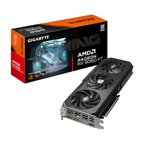 Відеокарта Gigabyte AMD Radeon RX 9060 XT GAMING OC 8 Гб 20000 MHz Black (GV-R9060XTGAMING OC-8GD) - фото 5