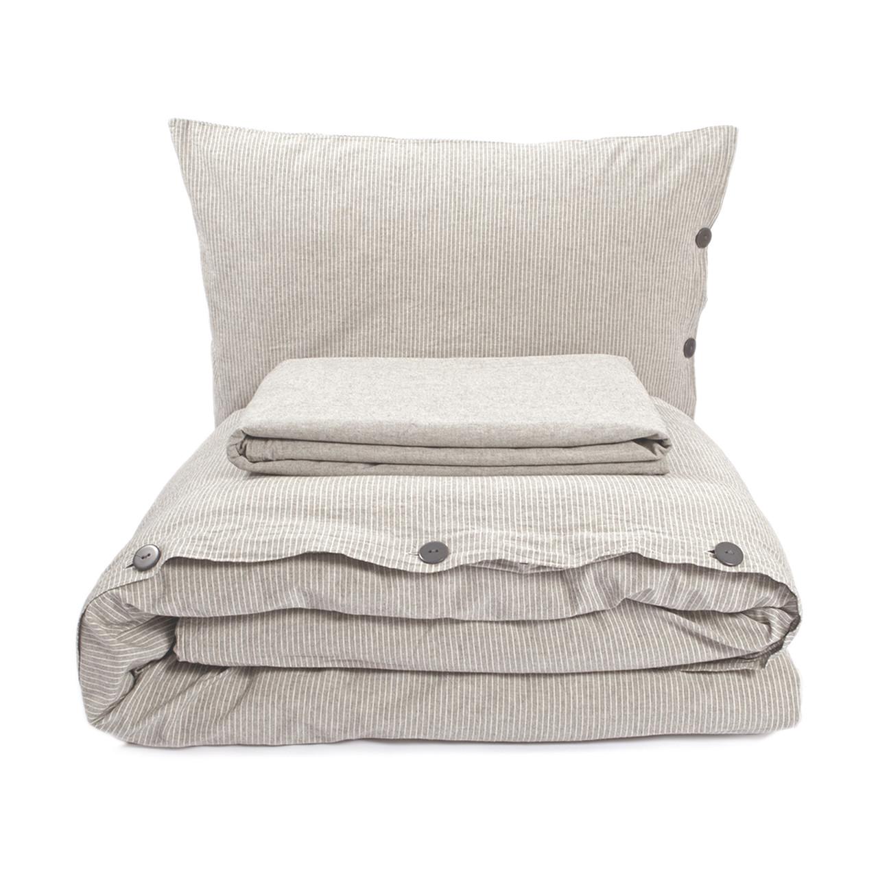 Постельное белье Lotus Home Washed cotton Daften kahve-bej евро (svt-2000022294614)