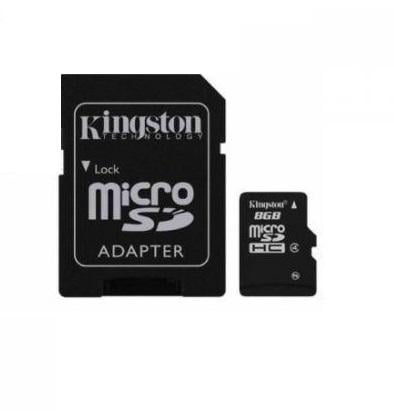 Карта пам'яті Kingston Memory Card MicroSDHC 8 Gb Class 4 (000016000)