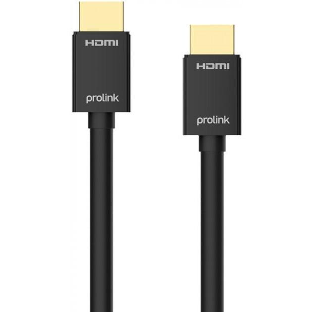 Кабель мультимедийный ProLink HMM280-0100 HDMI-HDMI v1.4 1 м Черный (566551) - фото 1