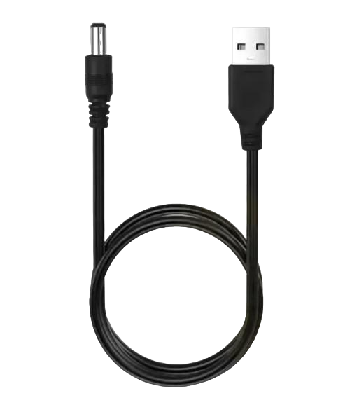 Кабель USB с триггером для прямого питания роутера от повербанка Output 12V/1A 5,5 мм - фото 1