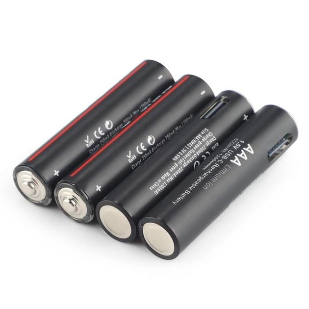 Аккумулятор SOSHINE AAA/LR03 1,5V 600 mWh Type-C Li-ion (104068) - фото 5