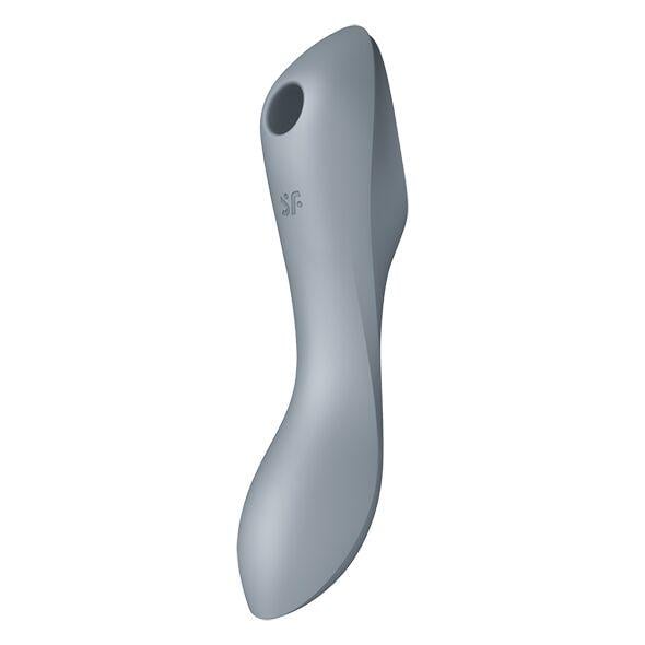 Стимулятор вакуумный Satisfyer с вибрацией Curvy Trinity 3 BlueGrey