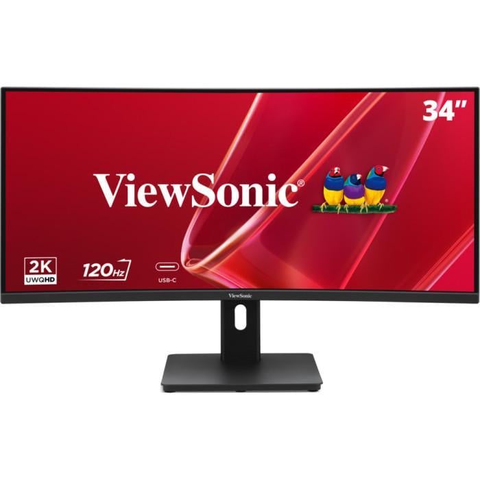 Монитор изогнутый ViewSonic VA3420C-2 USB-C Black (36943987)