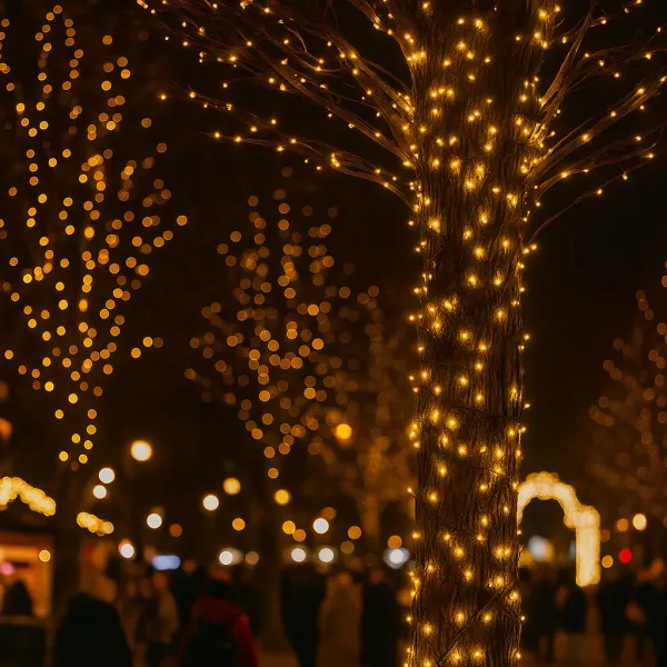 Гирлянда уличная Нить 300 LED с защитой от влаги от сети 30 м Теплый белый (21-107-CF300L30MBY) Гирлянда уличная Нить 300 LED с защитой от влаги от сети 30 м Теплый белый (21-107-CF300L30MBY)