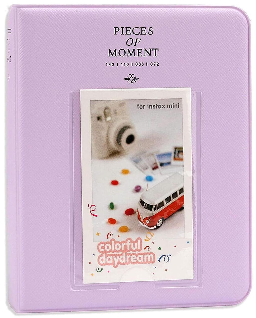 Подарунковий набір Fujifilm Instax Mini 12 фотопапір 100 шт./чохол/фотоальбом 64 фото Фіолетовий - фото 5 Подарунковий набір Fujifilm Instax Mini 12 фотопапір 100 шт./чохол/фотоальбом 64 фото Фіолетовий - фото 5