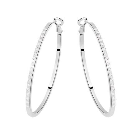 Серьги с кристаллами Сваровски Showfay 12_7175 Белый