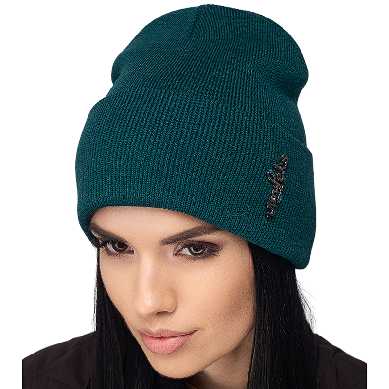 Шапка женская Leks Компас one size Зеленый