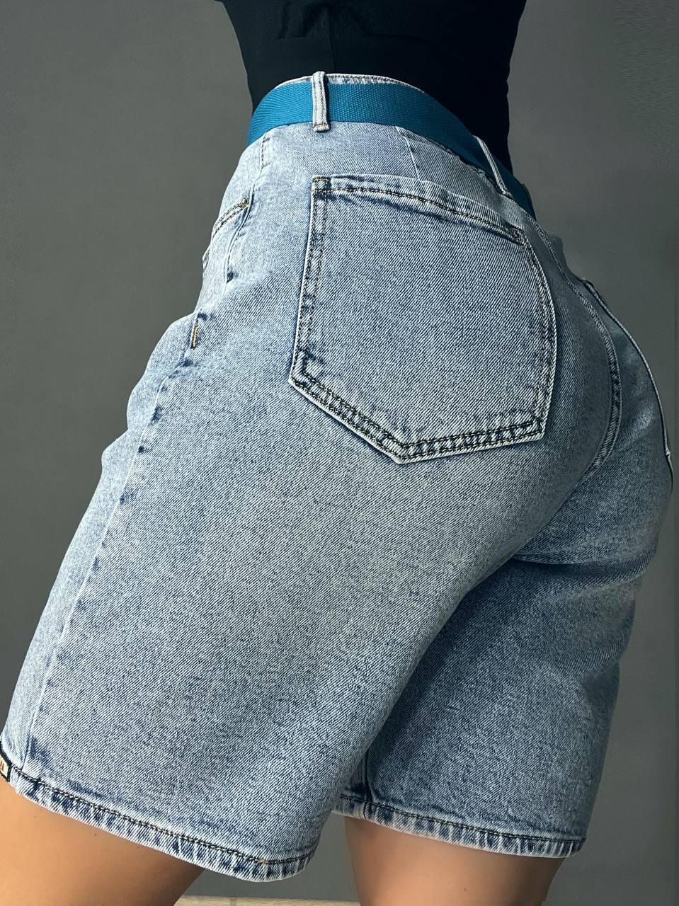 Шорти жіночі джинсові Liana 440 бермуди р. 33 Блакитний (26852054) - фото 2 Шорти жіночі джинсові Liana 440 бермуди р. 33 Блакитний (26852054) - фото 2