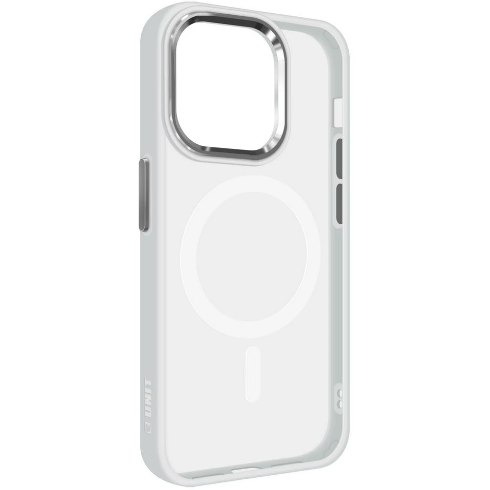 Чехол-накладка ArmorStandart Unit MagSafe for iPhone 13 Pro Matte Clear Silver (ARM70463) - фото 1