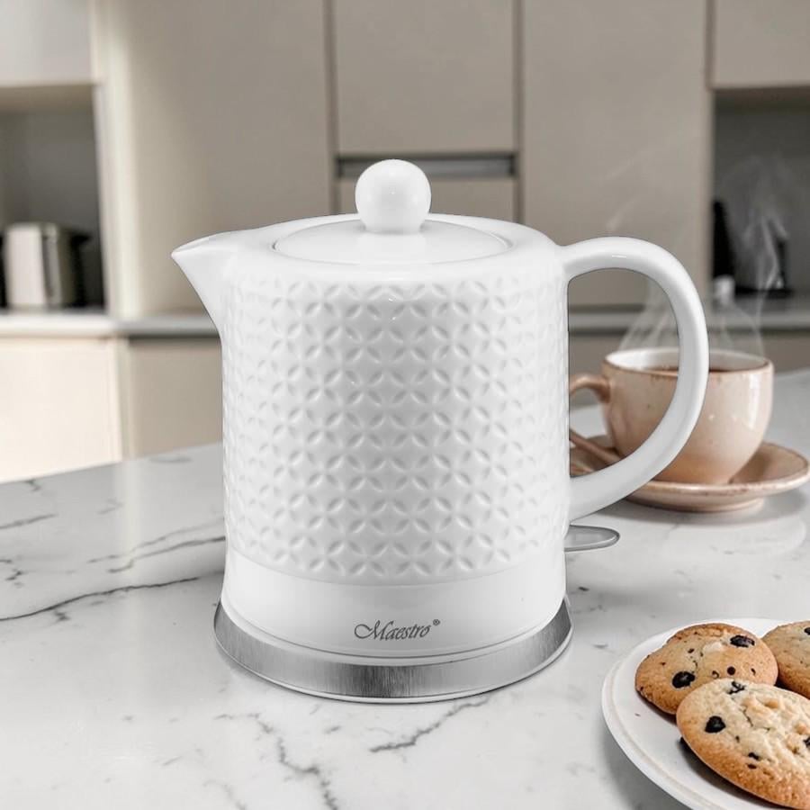 Електрочайник Maestro MR-067 керамічний корпус 1,2 л 1200 Вт (32520367)