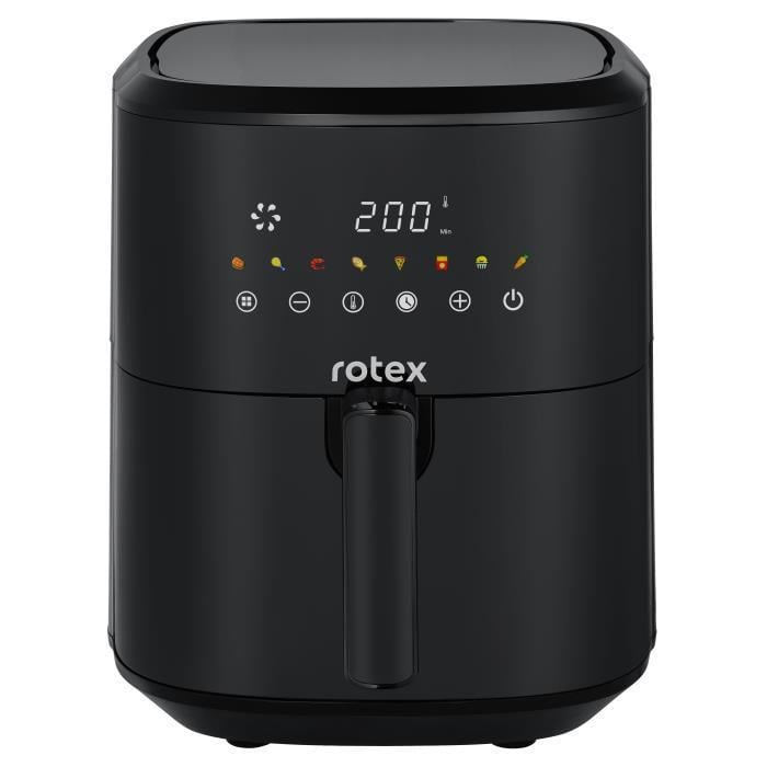Аэрофритюрница Rotex ROM650-XL MultiFry мультипечь аэрогриль електрическая фритюрница 6,5л Черный 1700 Вт Аэрофритюрница Rotex ROM650-XL MultiFry мультипечь аэрогриль електрическая фритюрница 6,5л Черный 1700 Вт