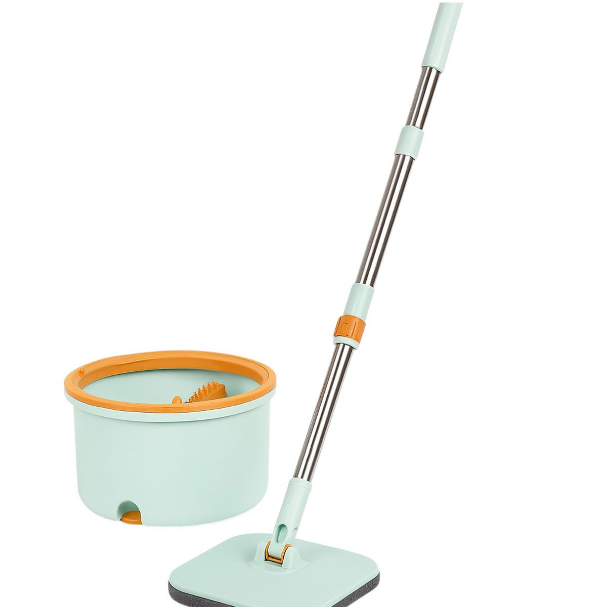 Набор для уборки HP-35015-45 швабра с отжимом 119  см и ведром 7 л Голубой (A-035271)