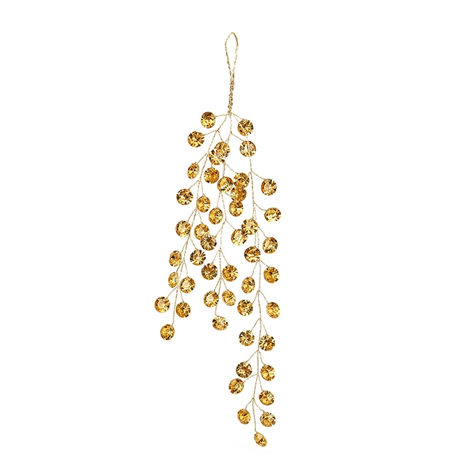 Акрилова підвіска з кристалами 30 см (11096)