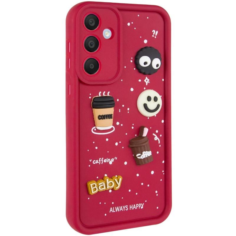 Протиударний чохол TPU Toys Case для Samsung Galaxy A36 5G Red / Always Happy