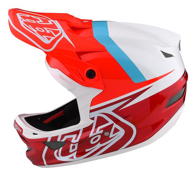 Велошлем TLD D3 FIBERLITE HELMET Slant L Red (198744014)