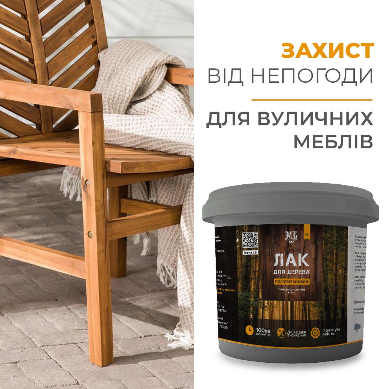 Поліуретановий лак 2к матовий 6 кг водний А+Б - фото 5