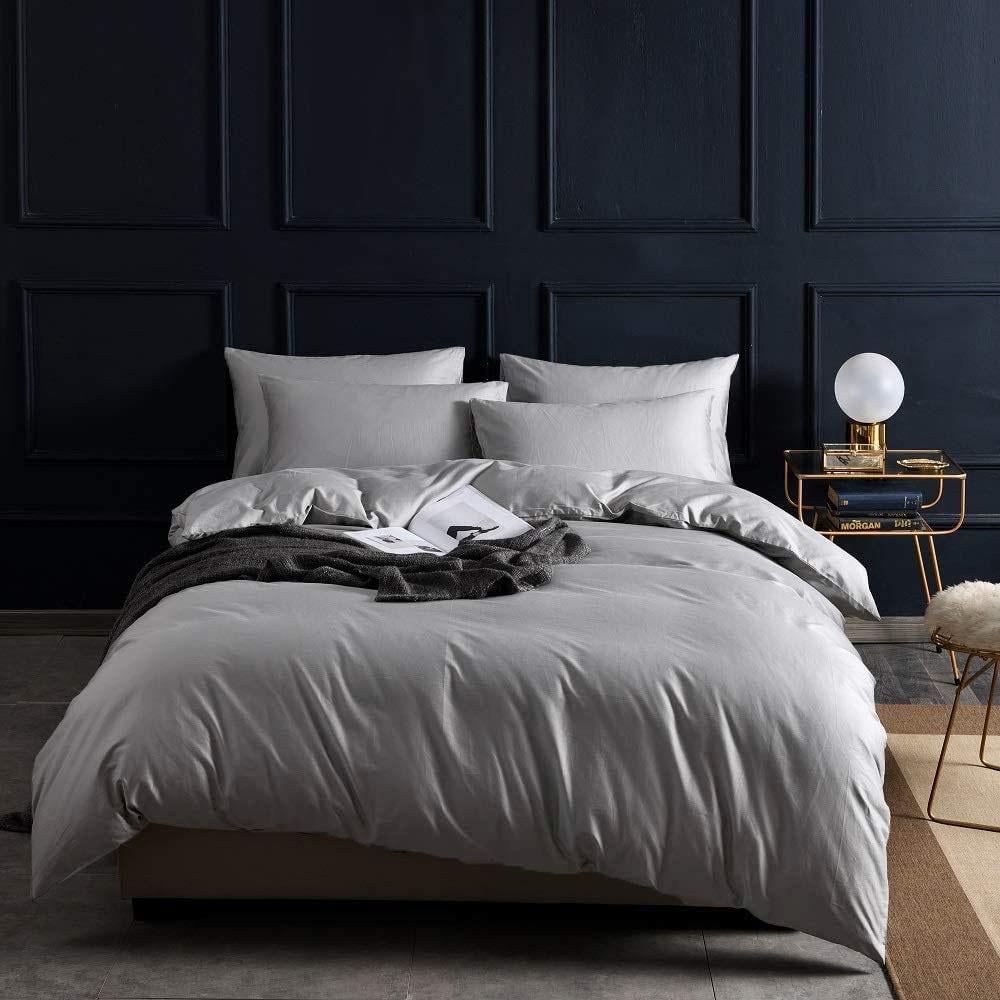 Комплект постельного белья Еней-плюс З0052 двуспальный Серый (156108)