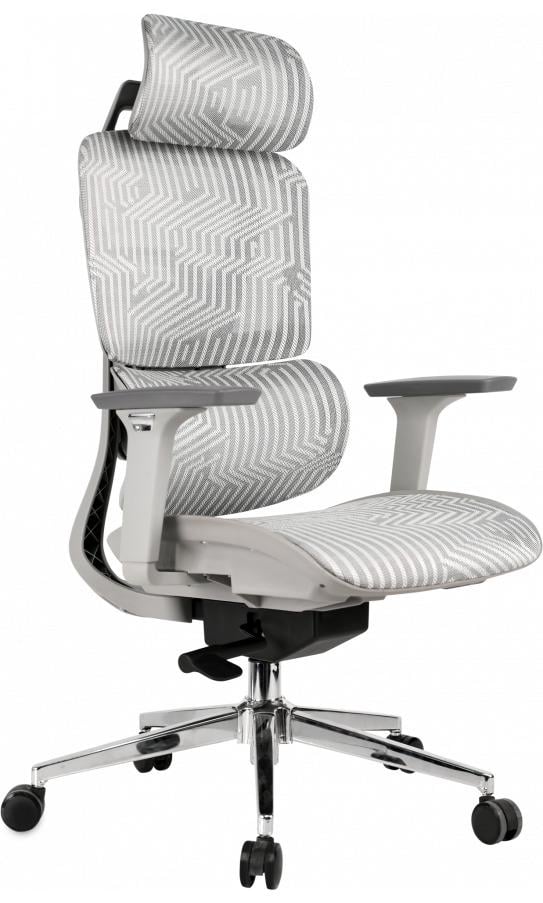 Кресло геймерское GT Racer B-567 Grey/Light Grey (38402137)