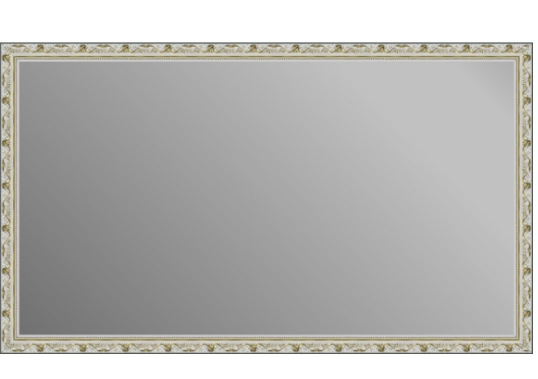 Дзеркало в багетнiй рамi J-Mirror Gemma з пiдсвiткою та годинником 80x100 см (29692995)