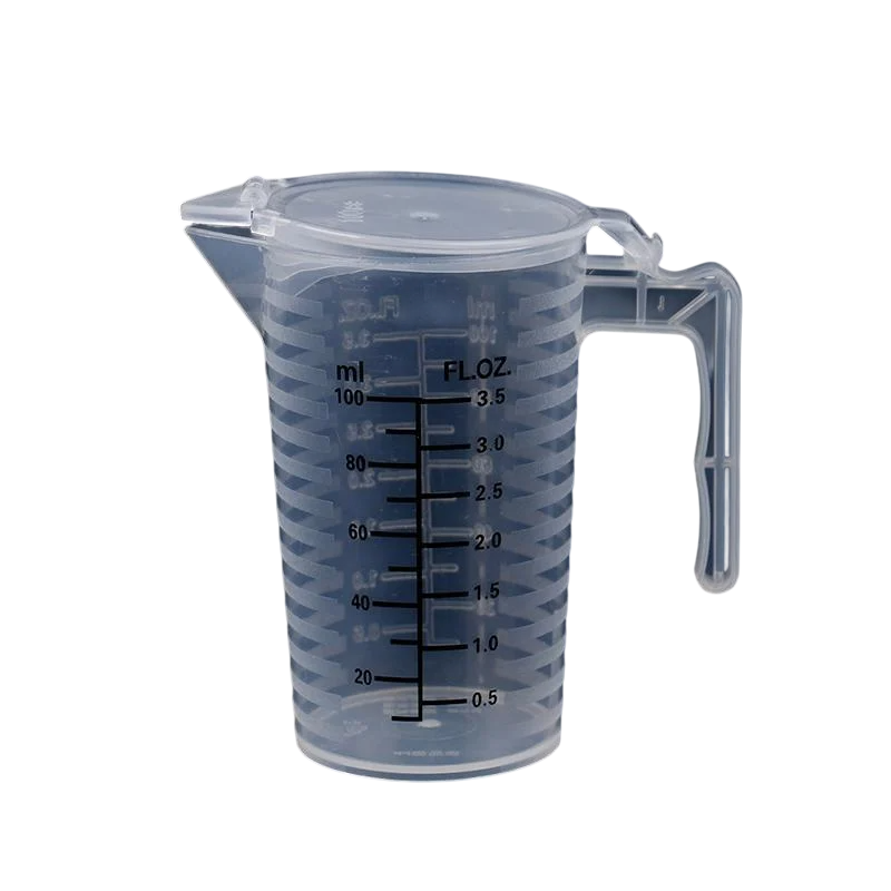Емкость мерная для измерения объема жидкостей CarLuxe Measuring Cup с крышкой 100 мл Емкость мерная для измерения объема жидкостей CarLuxe Measuring Cup с крышкой 100 мл