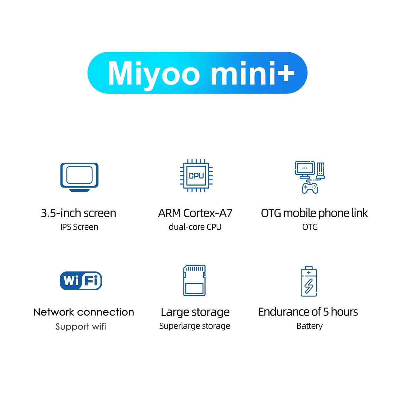 Приставка ретро-ігрова з екраном MIYOO Mini Plus V2 електронна портативна (2316700002) - фото 8