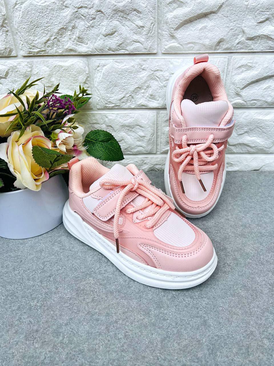 Кросівки для дівчинки ТОМ.М 1656 р. 27 17,5 см Рожевий (1656-1)