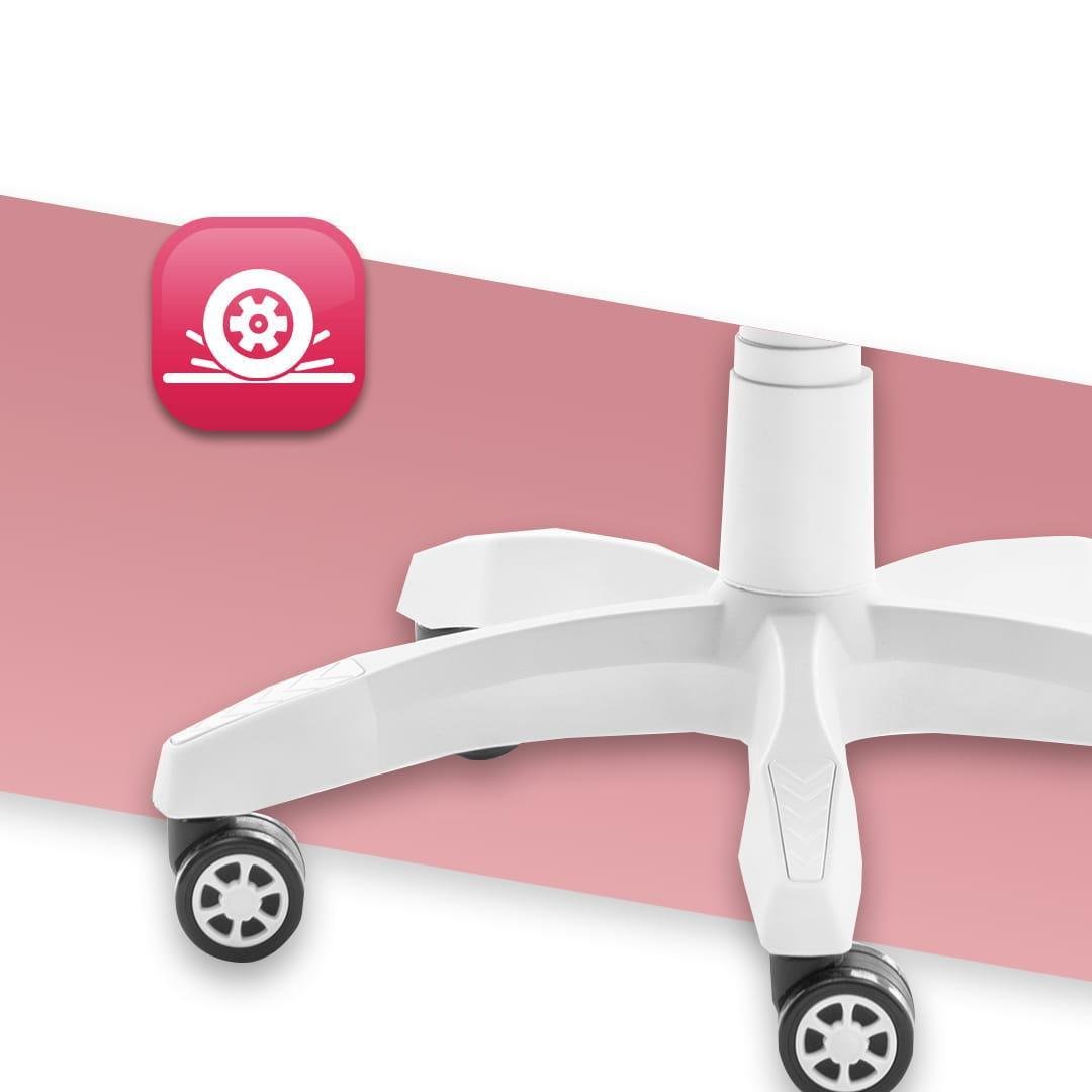 Крісло комп'ютерне Hell's Rainbow Pink/White (2616427376) - фото 3 Крісло комп'ютерне Hell's Rainbow Pink/White (2616427376) - фото 3