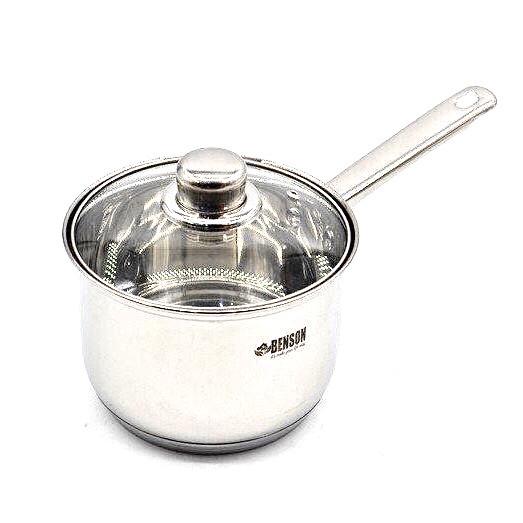 Набор кастрюль из нержавеющей стали 12 предметов Benson (BN-208) - фото 4 Набор кастрюль из нержавеющей стали 12 предметов Benson (BN-208) - фото 4