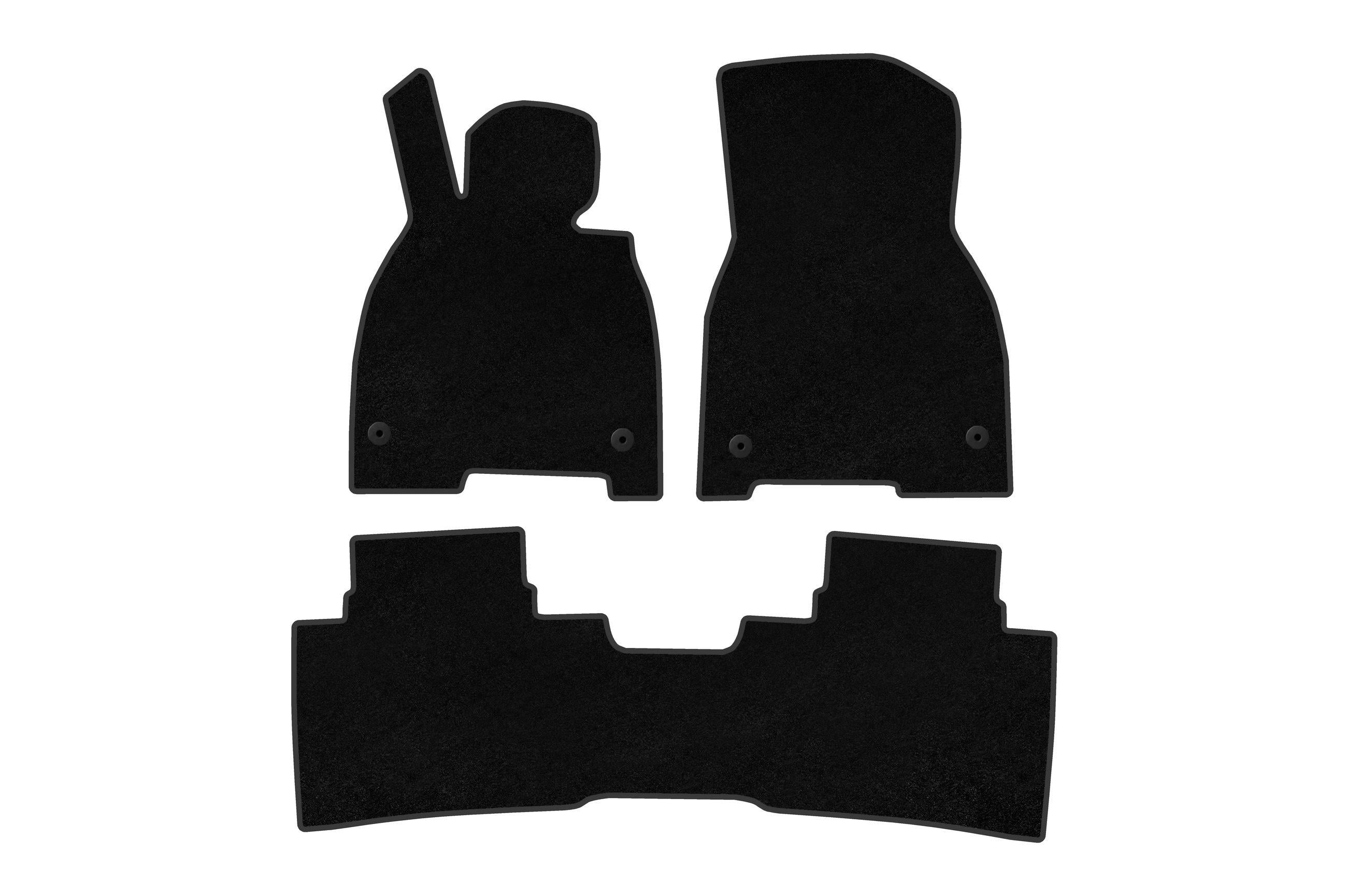 Коврики автомобильные Digital Designs Classic для Mercedes EQS 2021- гг. ткань Черный (184812)