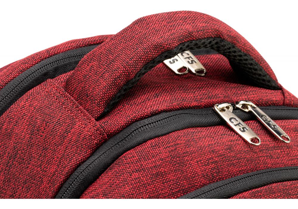 Рюкзак молодежный Cool For School 48x33x22 см 26-35 л Красный (CF86745-03) - фото 3