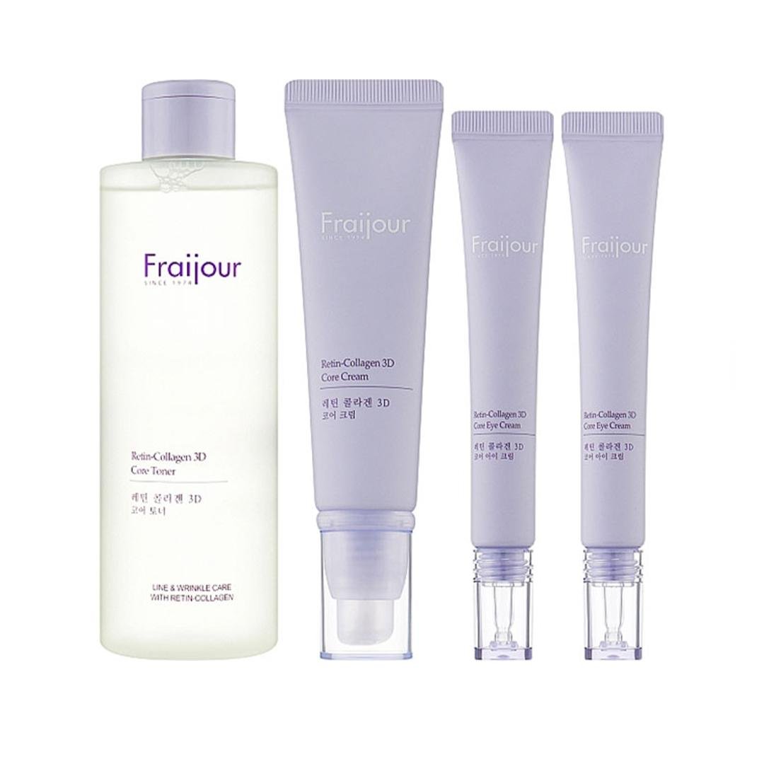 Набор с коллагеном и ретинолом омолаживающий Retin Collagen 3D Core Gift Set Fraijour (8802929008363)