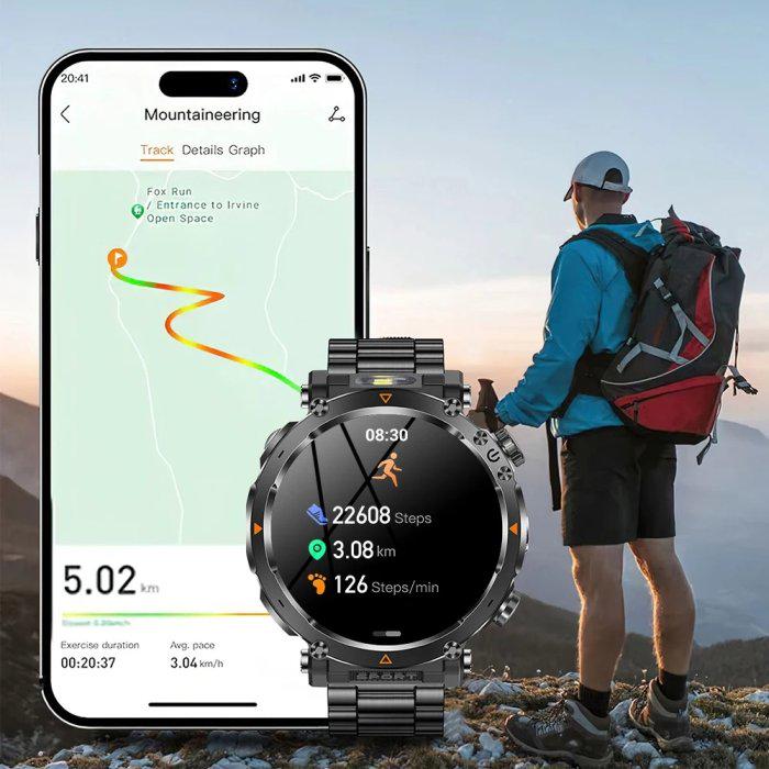 Смарт-годинник UWatch Smart Avation Pro Steel Black з ремінцями 2 шт. (1999) - фото 9 Смарт-годинник UWatch Smart Avation Pro Steel Black з ремінцями 2 шт. (1999) - фото 9