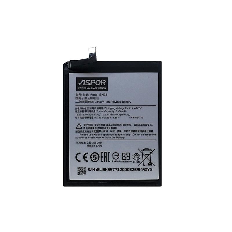 Акумулятор Aspor BN35 для Xiaomi Redmi 5 (880111)