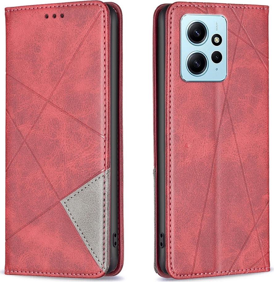 Чохол книжка SHLab Prisma Xiaomi Redmi Note 12 4G Red (36328-2D) Чохол книжка SHLab Prisma Xiaomi Redmi Note 12 4G Red (36328-2D)