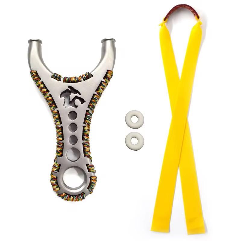 Рогатка металева ударна SFU Wild Wolf з традиційним кріпленням для спортивної стрільби/полювання/риболовлі (0032) - фото 3 Рогатка металева ударна SFU Wild Wolf з традиційним кріпленням для спортивної стрільби/полювання/риболовлі (0032) - фото 3