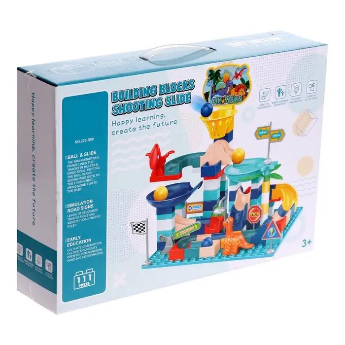 Конструктор дитячий 111 елементів/фігурки динозаврів Multicolor (134062)