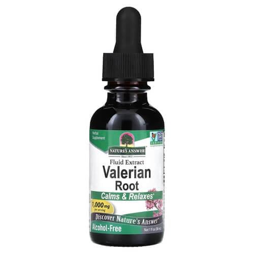 Валериана Nature's Answer Valerian Root 1,000 мг 30 мл (NTA-00680)