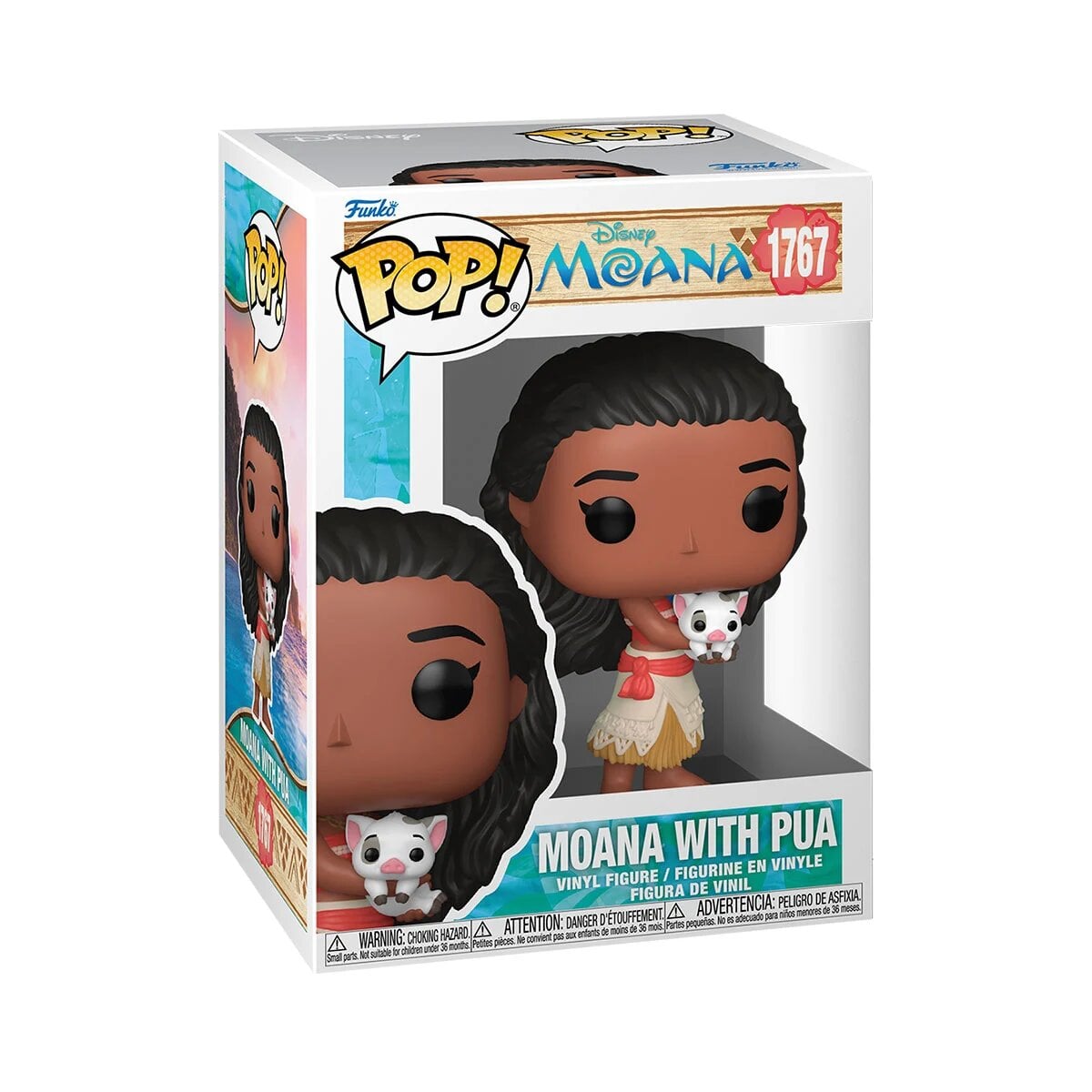 Детская игровая фигурка Funko POP! Ваяна и Пуа виниловая 9,6 см (93205)